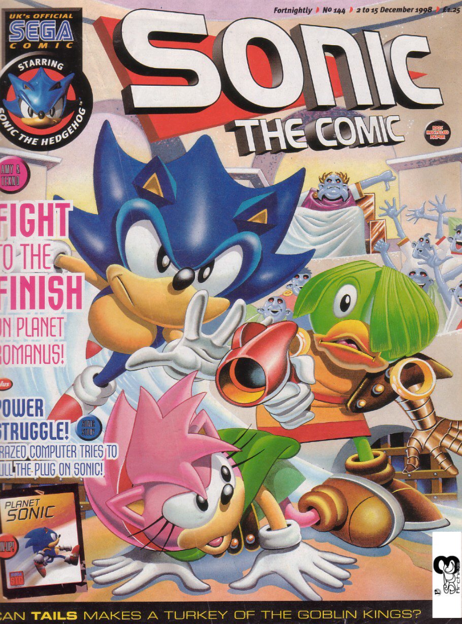 Sonic - The Comic Issue No. 144 Comic cover page